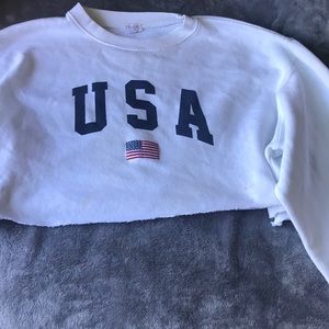 Brandy melivle USA sweater cropped